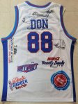 Maillot de Basket #88 Don Pistons M&N Blanc